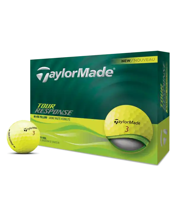 Jen Po Omezenou Doba Golfové míčky TaylorMade Tour Response Yellow (12 ks)