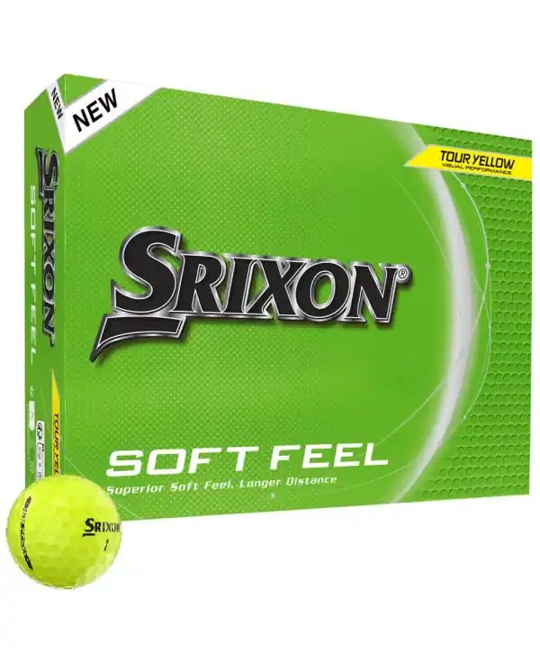 Golfové míčky Srixon Soft Feel Tour Yellow (12 ks) Oblíbený
