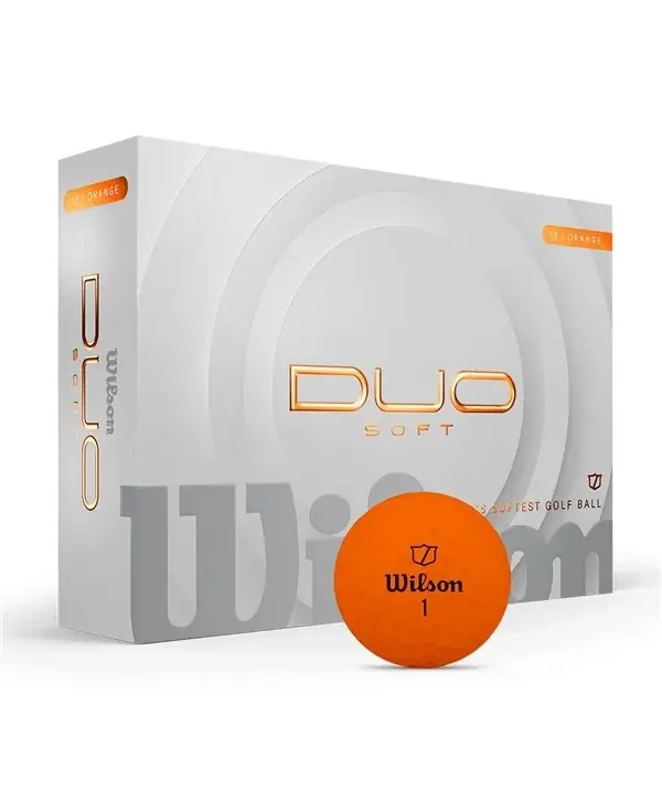 Golfové míčky Wilson Duo Soft Orange (12 ks) Ověřený