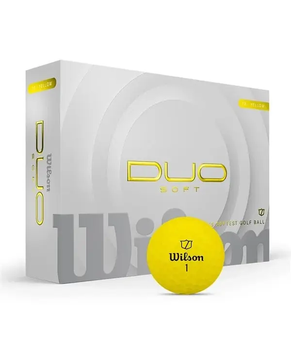 Golfové míčky Wilson Duo Soft Yellow (12 ks) Přímo Od Výrobce