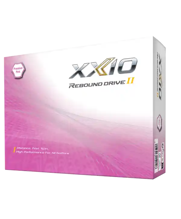 Golfové míčky XXIO Rebound 2 Drive Pink (12 ks) Výprodej