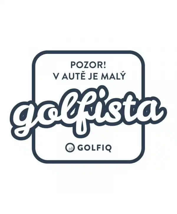 Sezónní Sleva Dárek - Samolepka GOLFIQ
